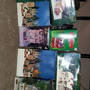 Light up Christmas houses collectibles